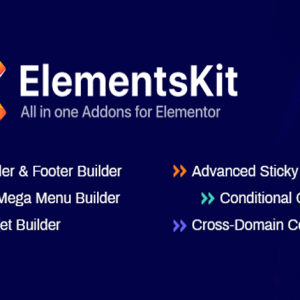 ElementsKit Pro – The Complete Add-on for Elementor Page Builder